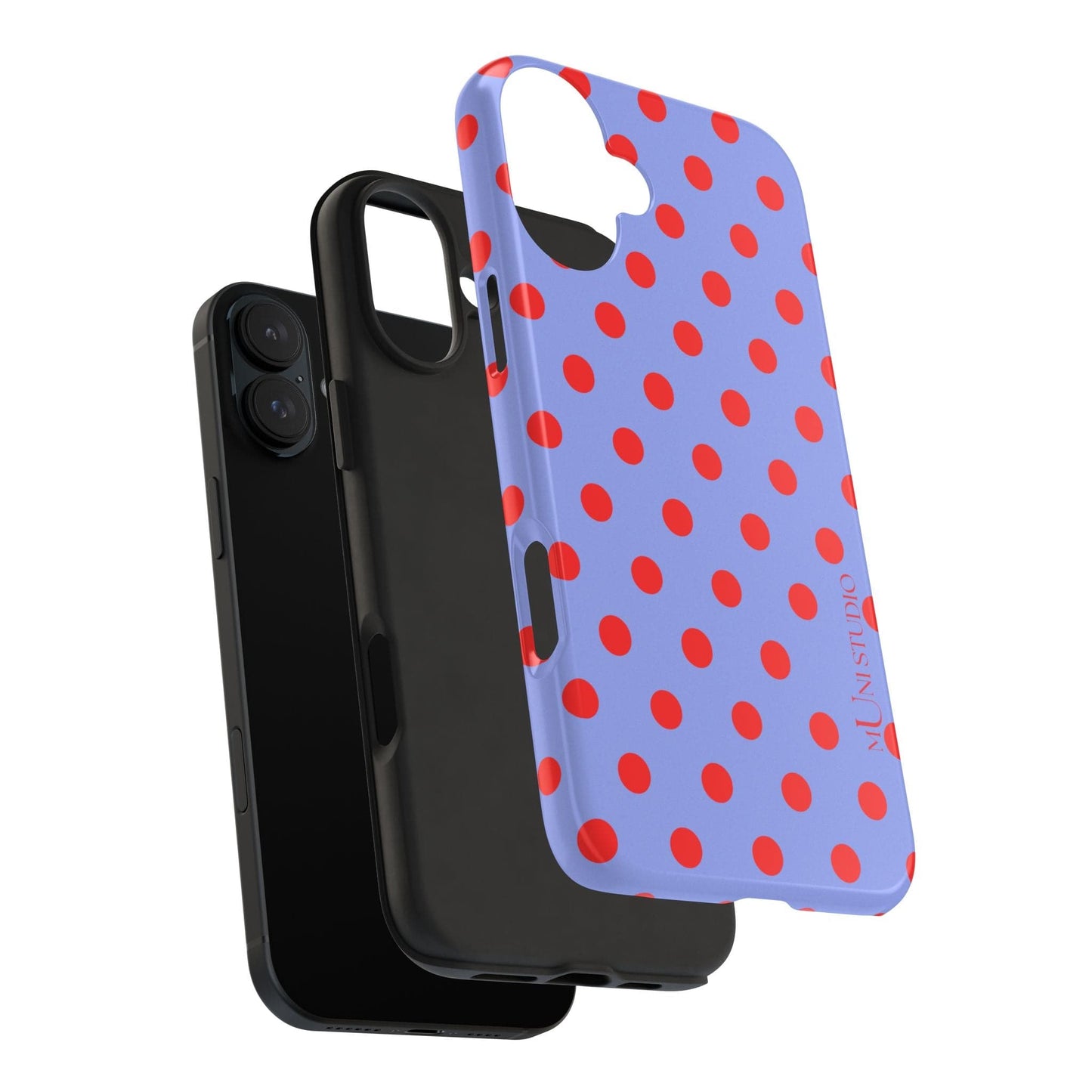 RED POLKA, Tough Phone Case