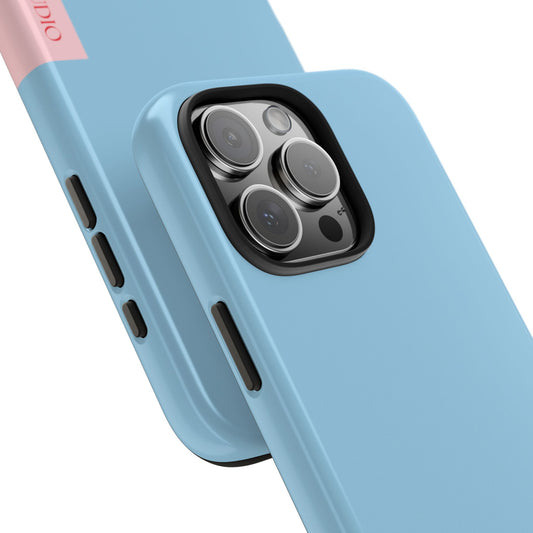 Muni Studio HORIZON BLUE Tough Phone Case – front view