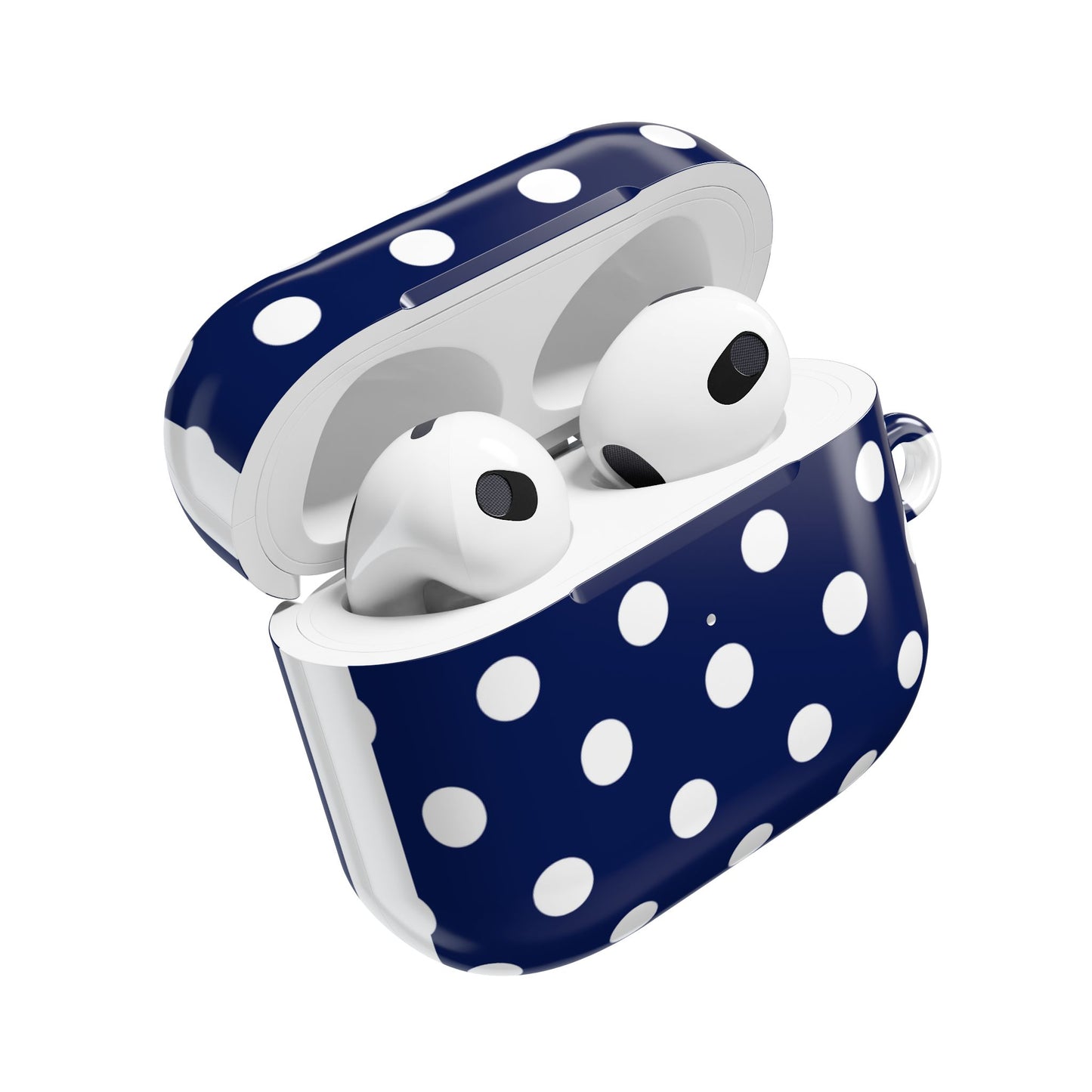 NAVY POLKA AirPod Case