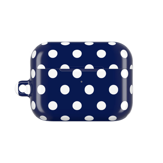 NAVY POLKA AirPods Case