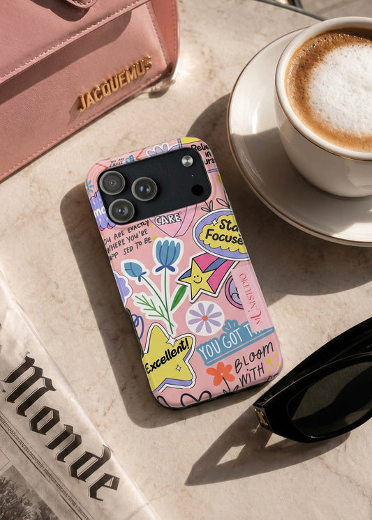 Muni Studio Self Care Tough Phone Case – lifestyle photo