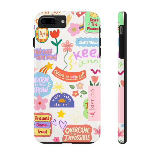 Muni Studio Phone Case iPhone 7 Plus, iPhone 8 Plus YOU CAN DO IT, Tough Phone Case