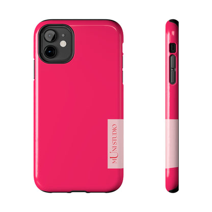 Muni Studio PINK Tough Phone Case – lifestyle photo