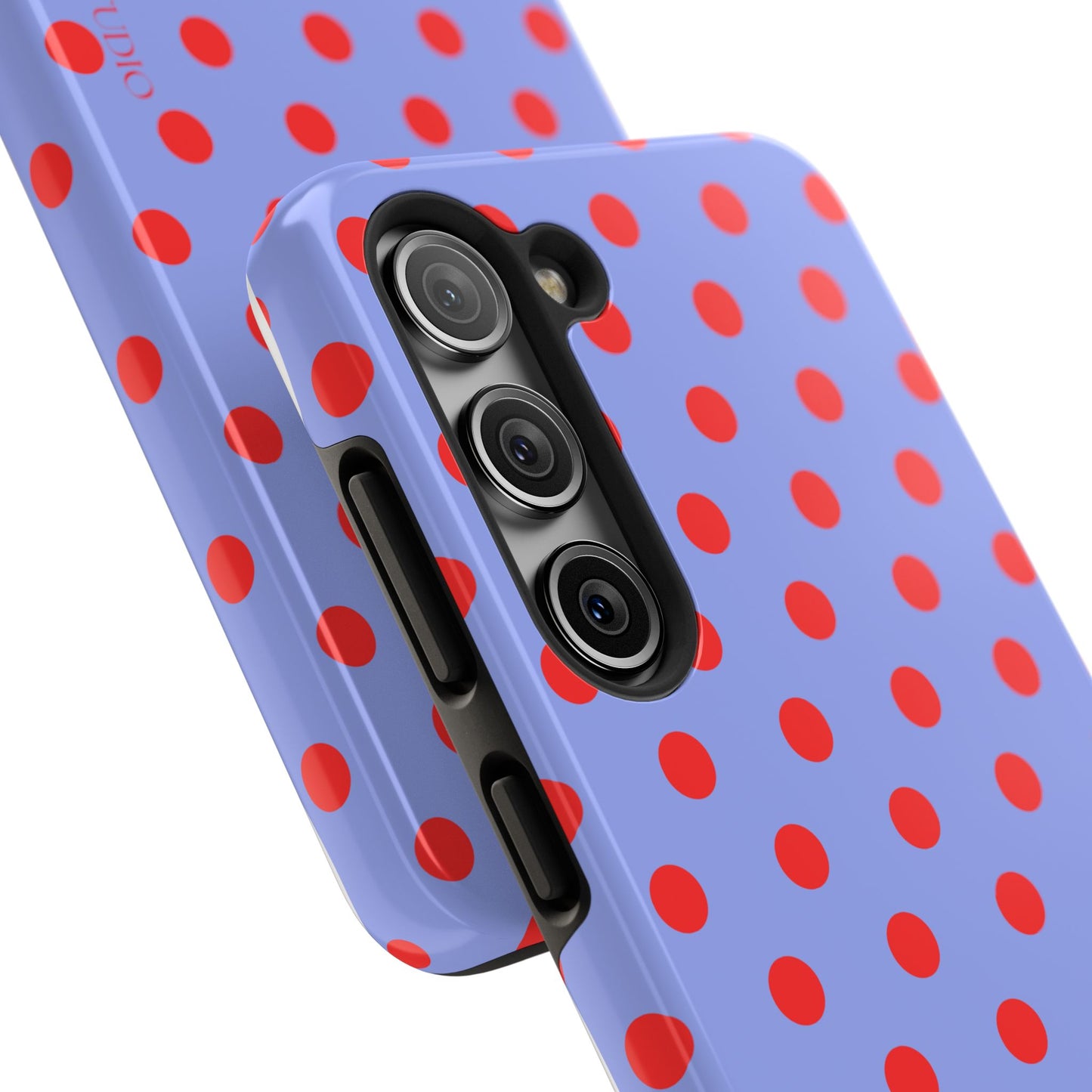 RED POLKA, Tough Phone Case