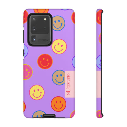 LAVENDER SMILEY, Tough Phone Case