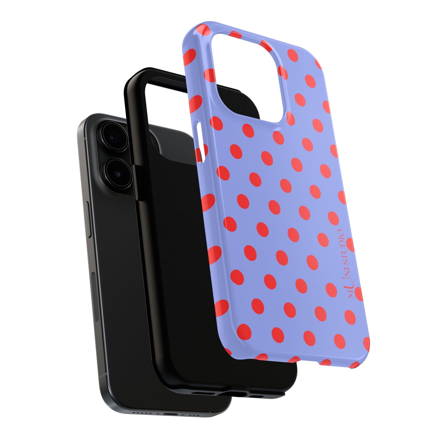RED POLKA, Tough Phone Case
