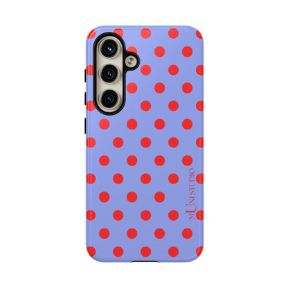 RED POLKA, Tough Phone Case