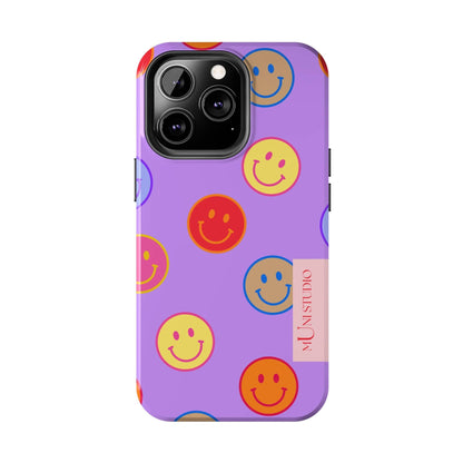 LAVENDER SMILEY, Tough Phone Case