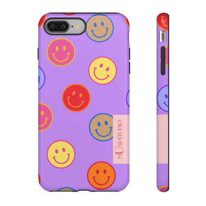 LAVENDER SMILEY, Tough Phone Case