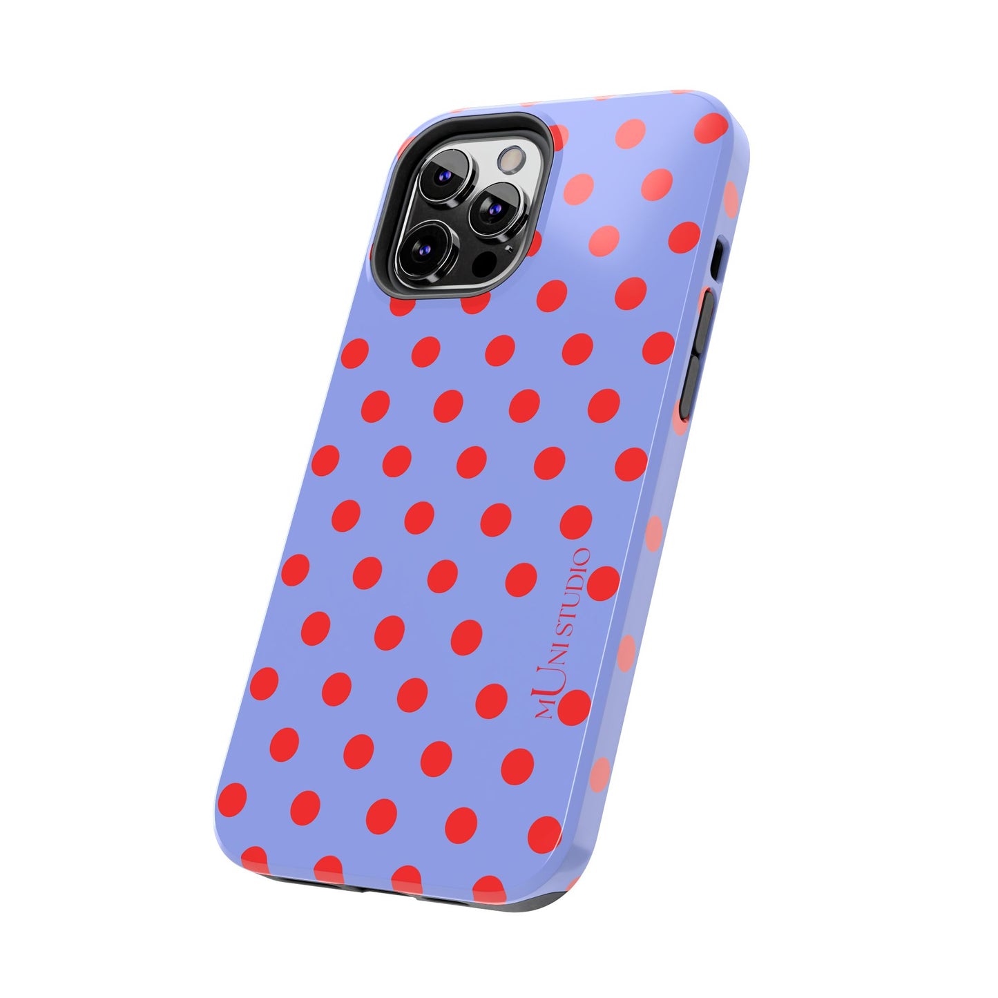 RED POLKA, Tough Phone Case