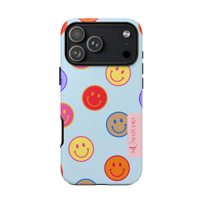 HORIZON BLUE SMILEY, Tough Phone Case