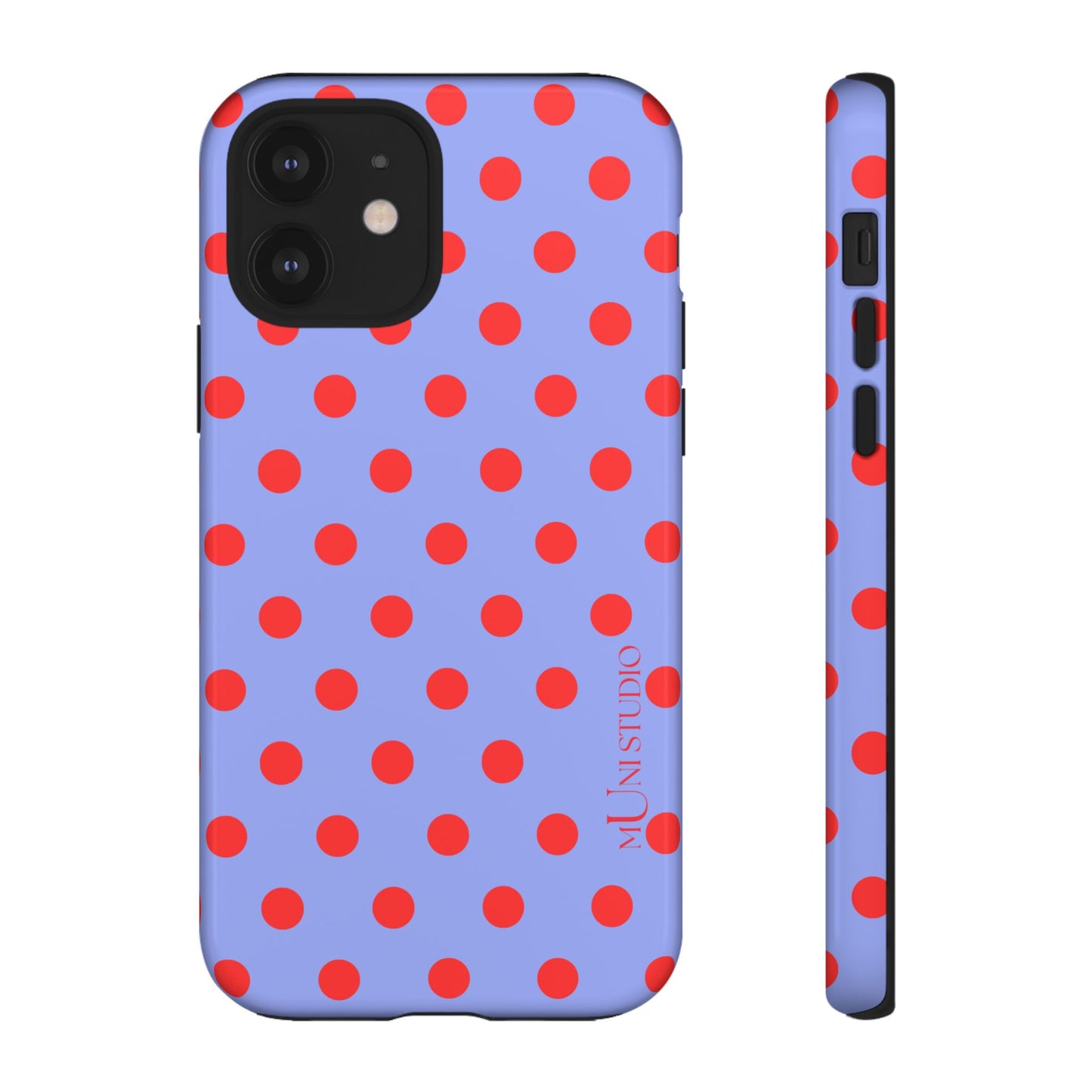 RED POLKA, Tough Phone Case