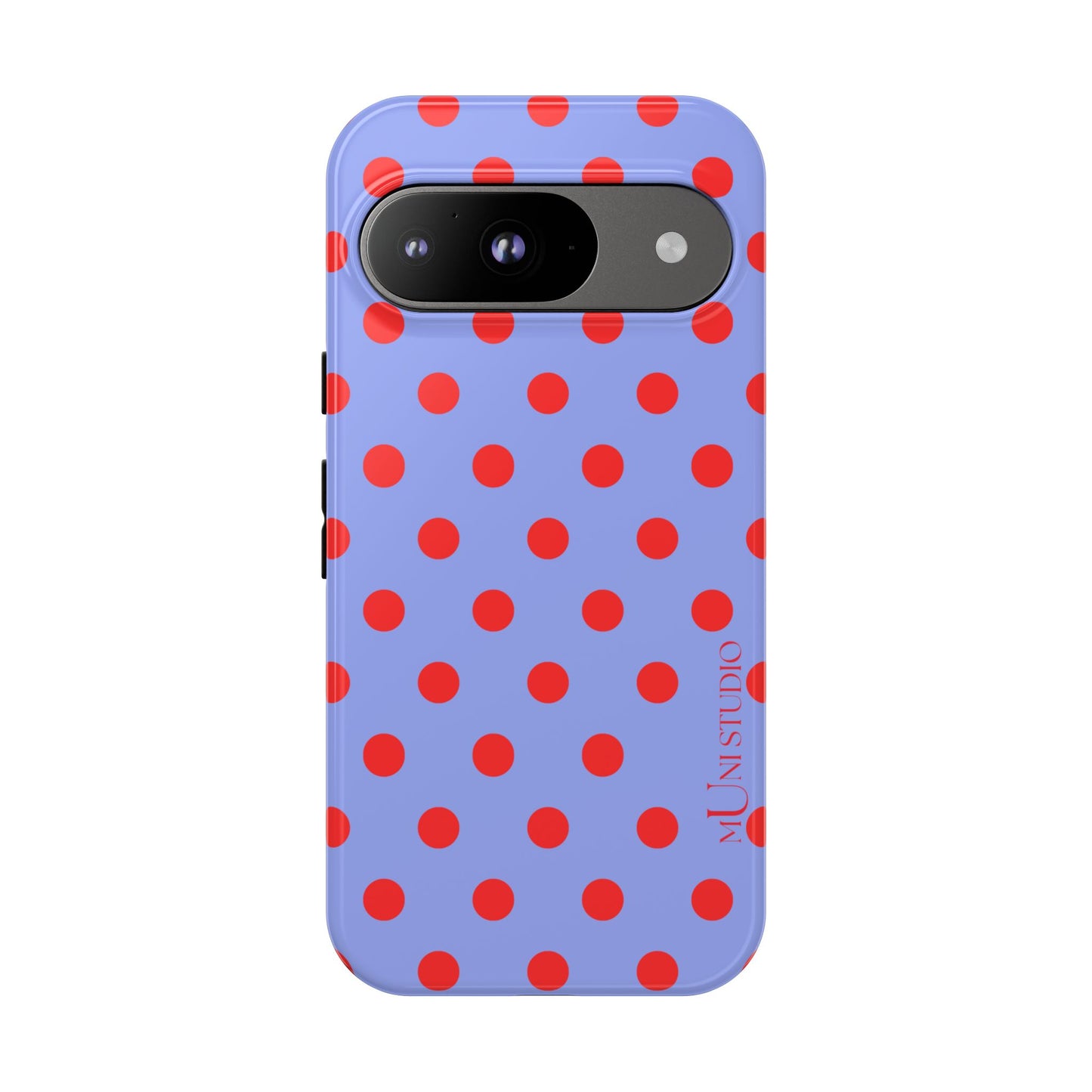 RED POLKA, Tough Phone Case