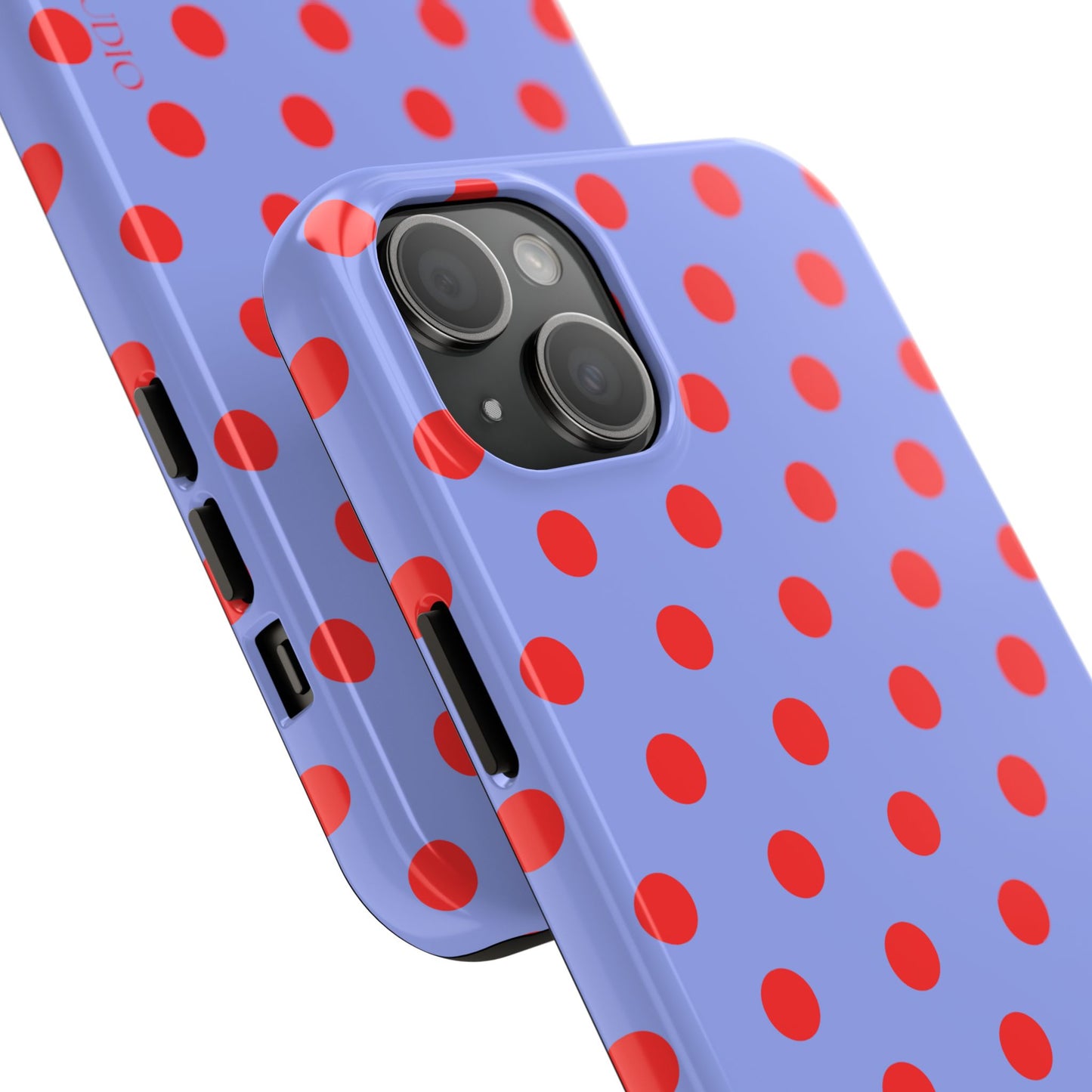 RED POLKA, Tough Phone Case
