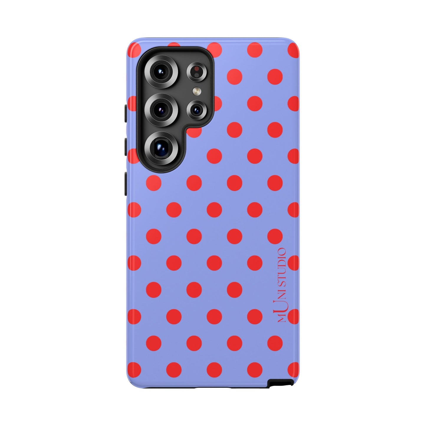RED POLKA, Tough Phone Case