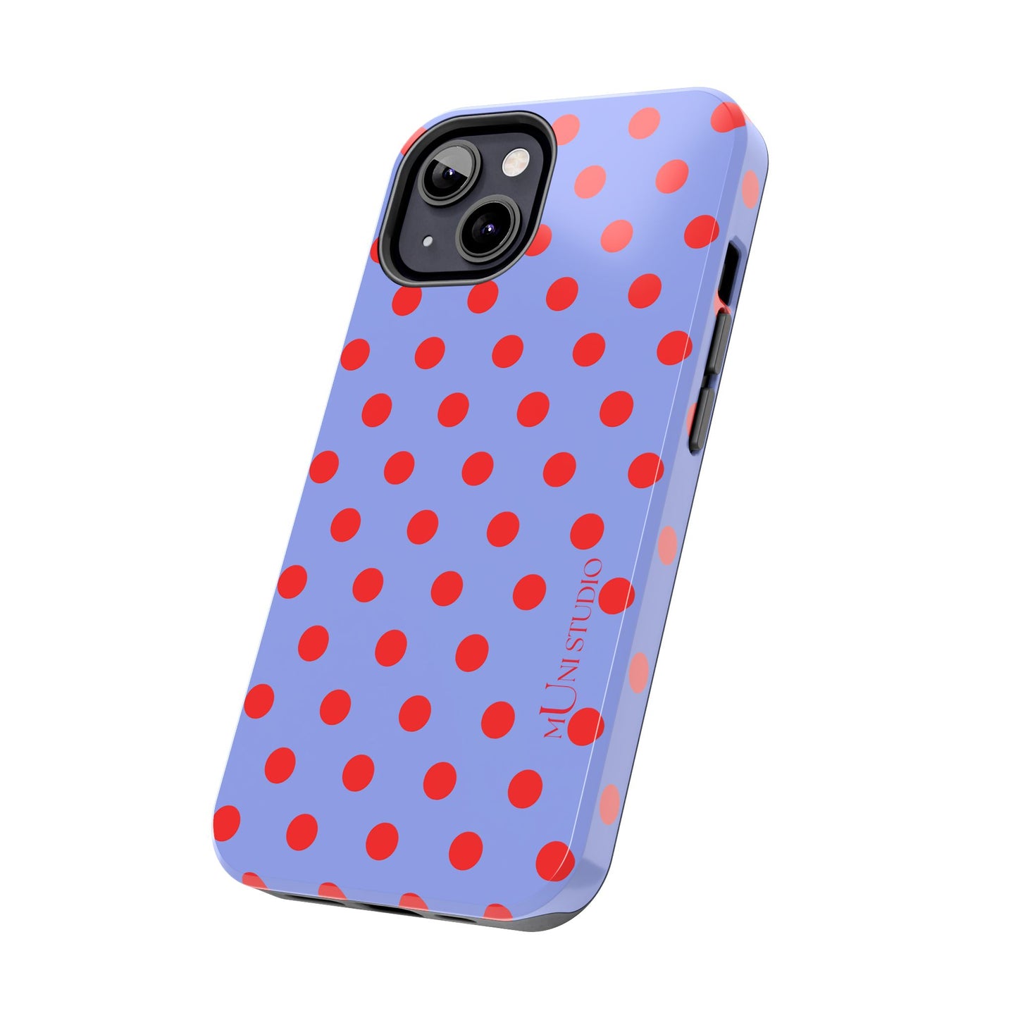 RED POLKA, Tough Phone Case