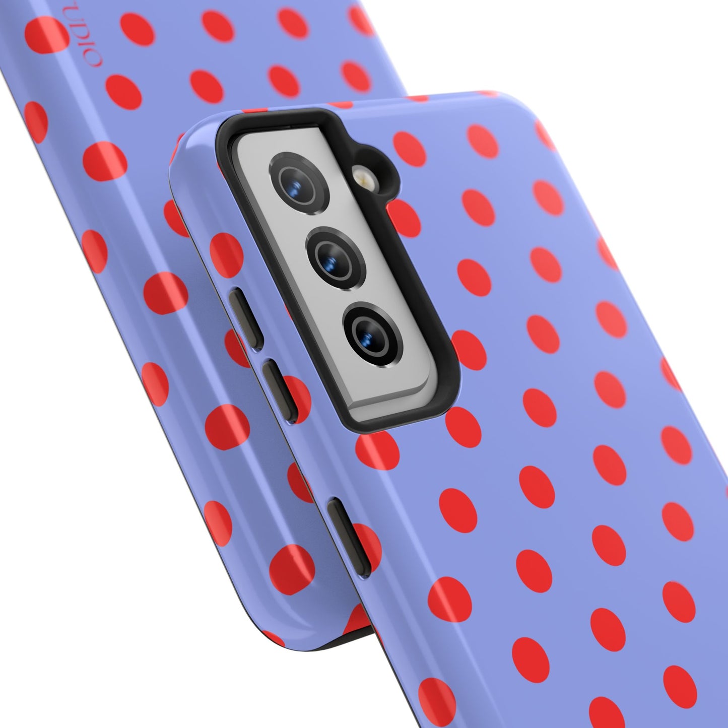 RED POLKA, Tough Phone Case