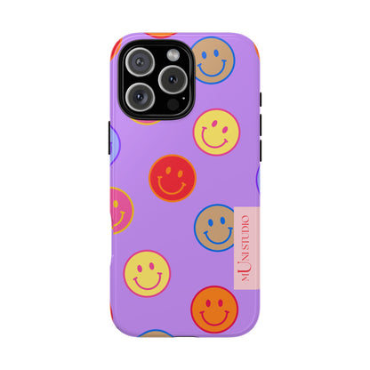 LAVENDER SMILEY, Tough Phone Case