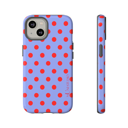 RED POLKA, Tough Phone Case