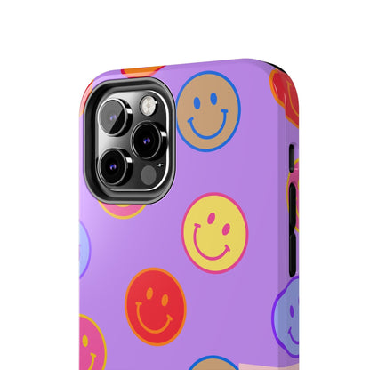 LAVENDER SMILEY, Tough Phone Case