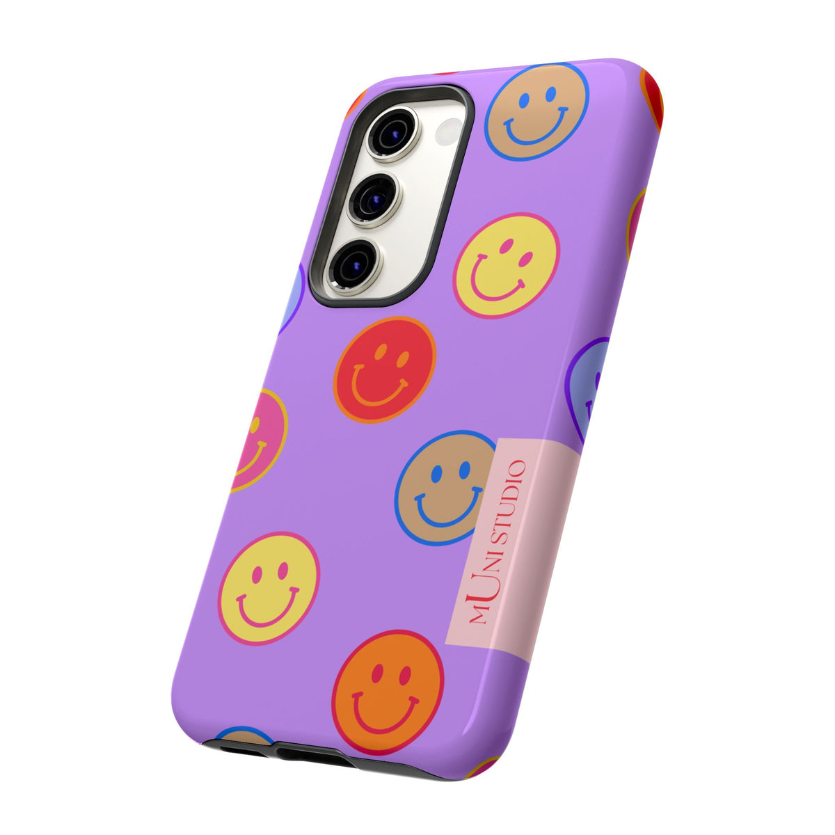LAVENDER SMILEY, Tough Phone Case