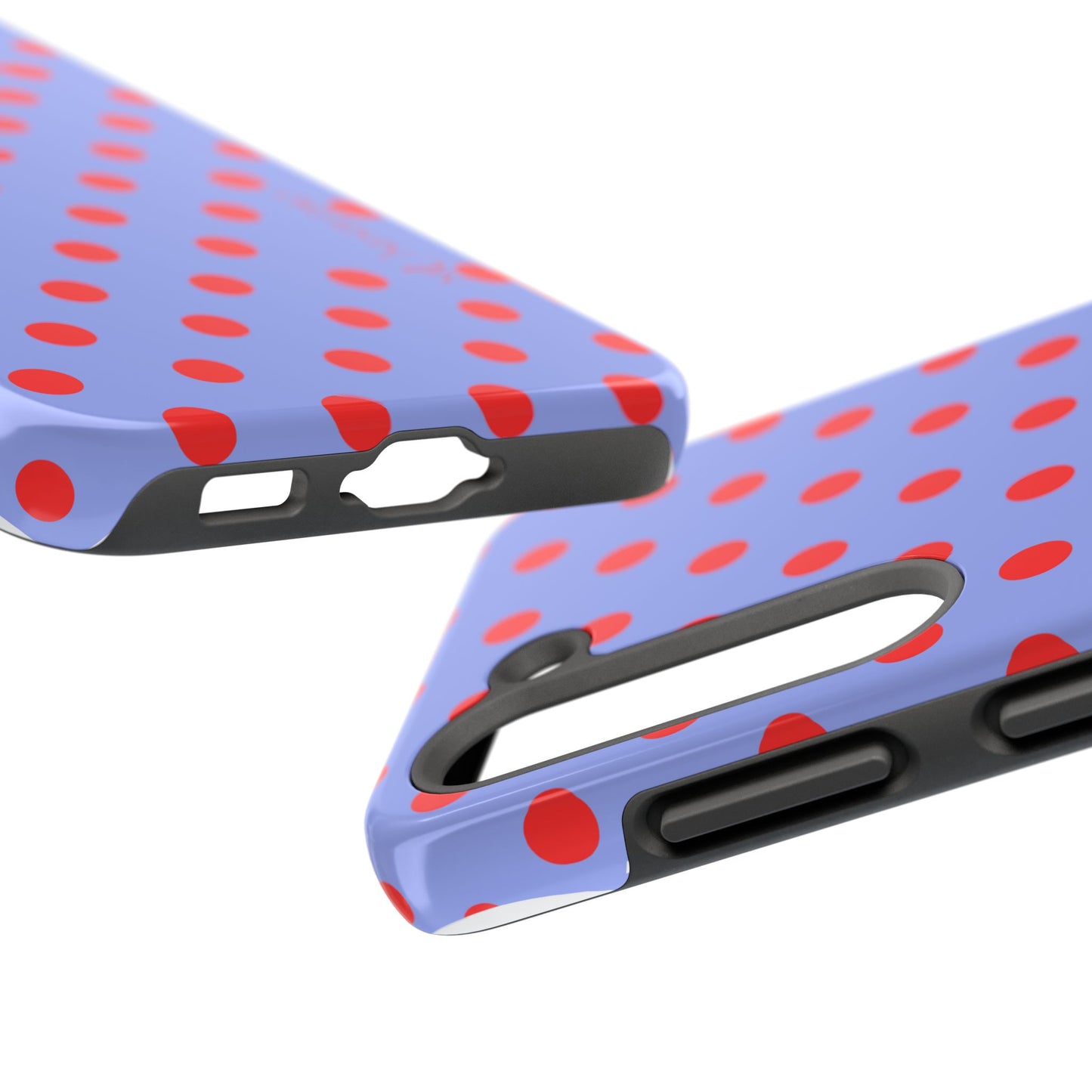 RED POLKA, Tough Phone Case