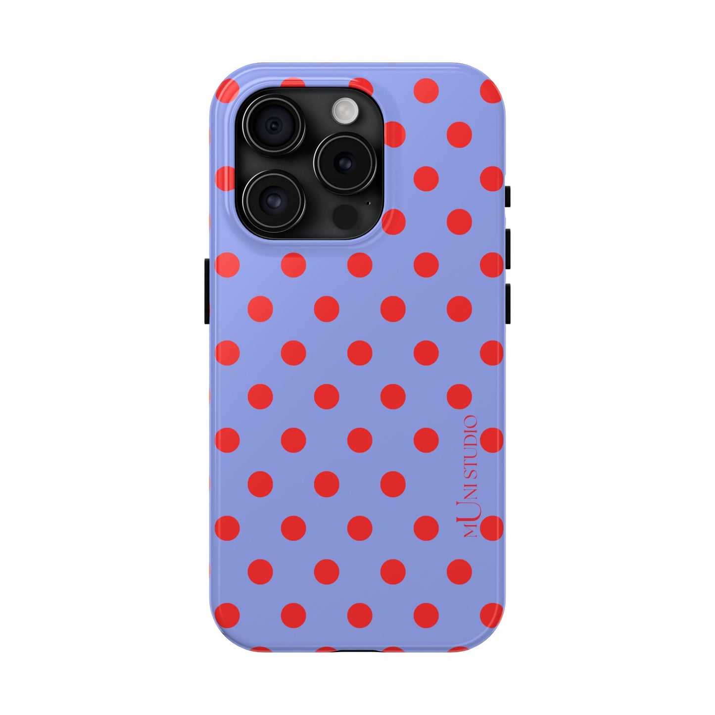 RED POLKA, Tough Phone Case