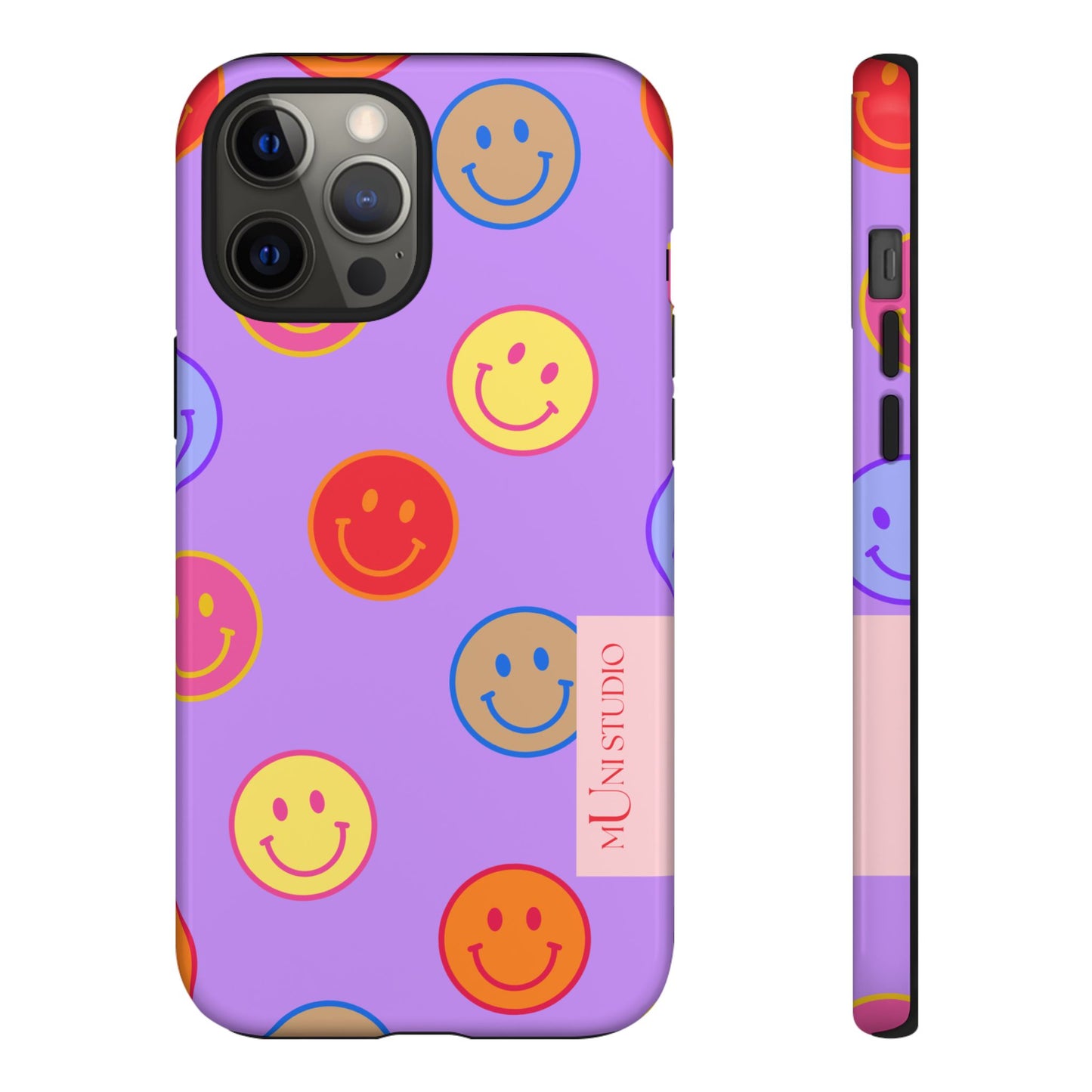 LAVENDER SMILEY, Tough Phone Case