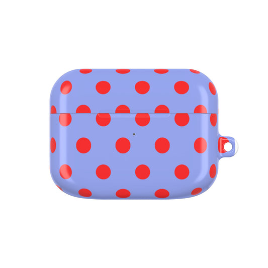 RED POLKA AirPod Case