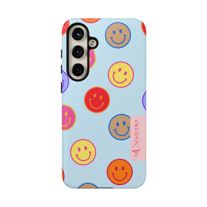 HORIZON BLUE SMILEY, Tough Phone Case
