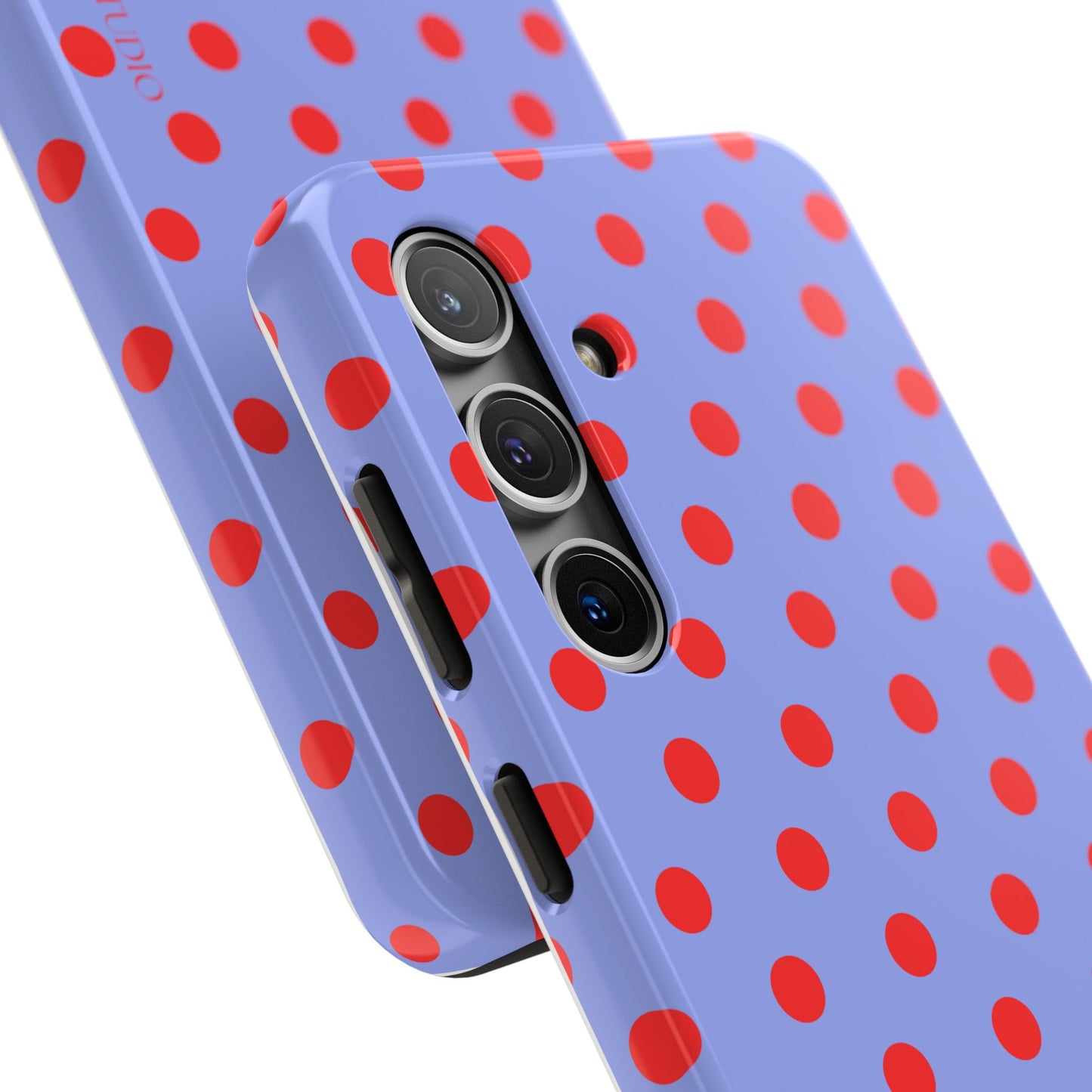 RED POLKA, Tough Phone Case