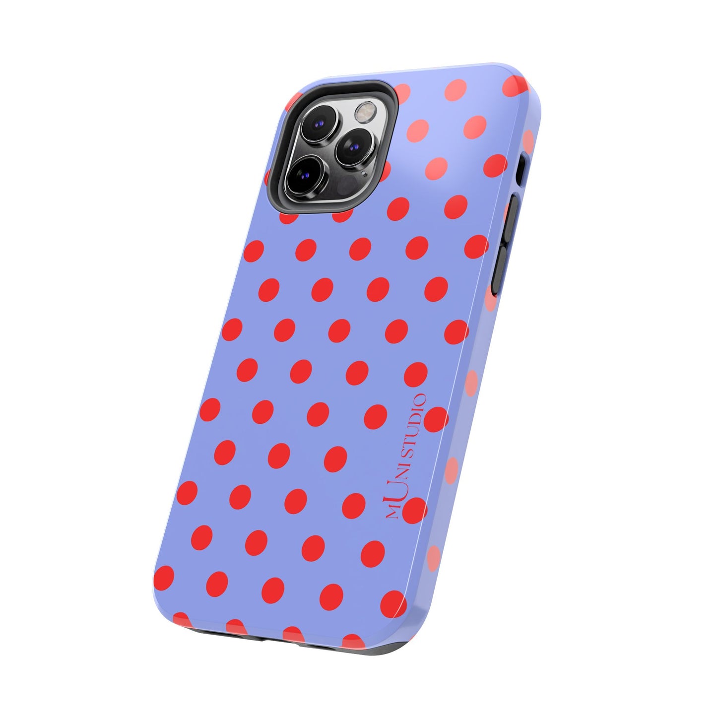 RED POLKA, Tough Phone Case