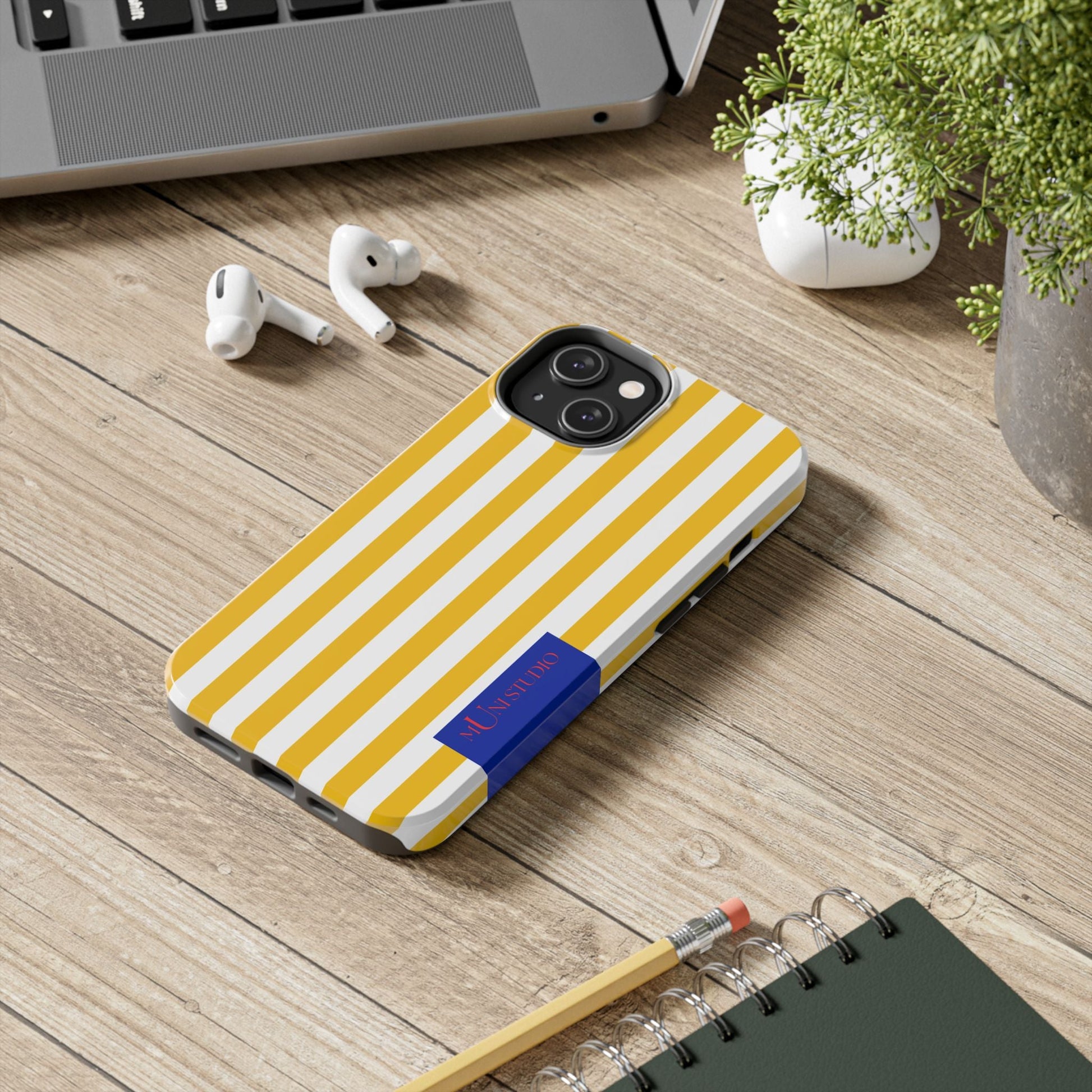 Muni Studio LEMON CAKE Tough Phone Case – back view