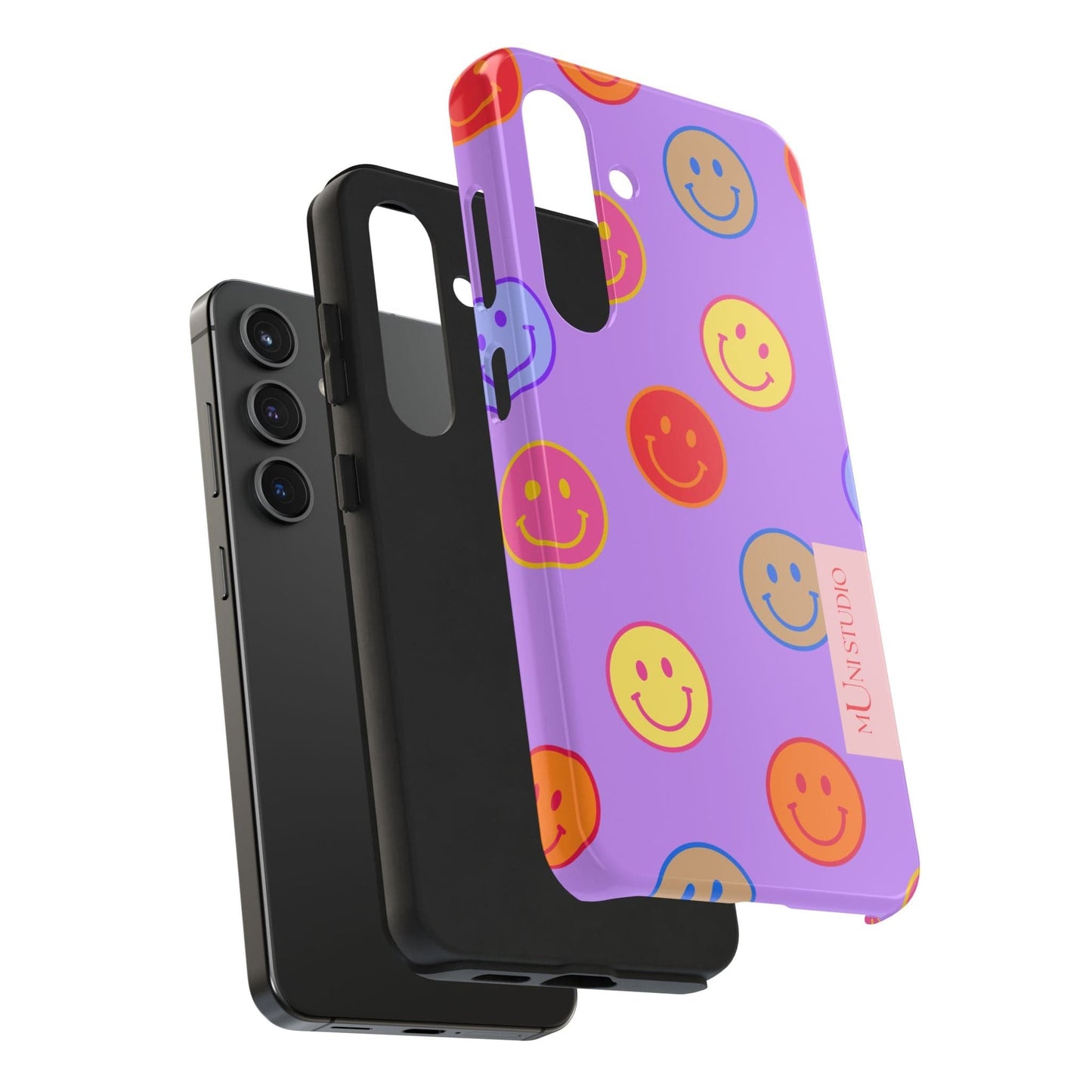 LAVENDER SMILEY, Tough Phone Case