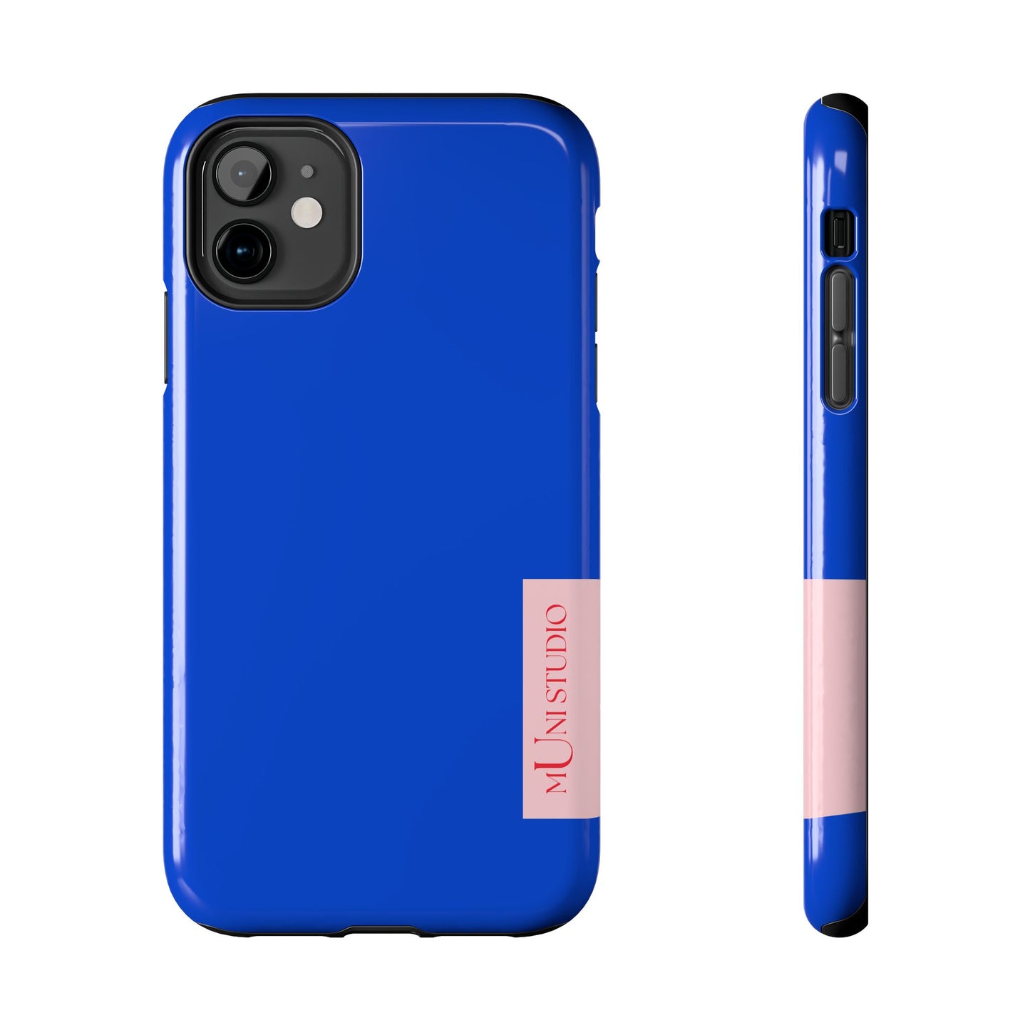 Muni Studio DAZZLING BLUE Tough Phone Case – lifestyle photo