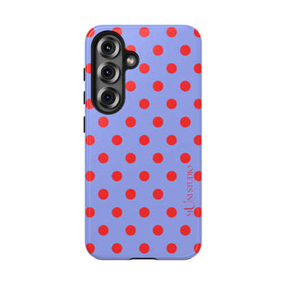RED POLKA, Tough Phone Case