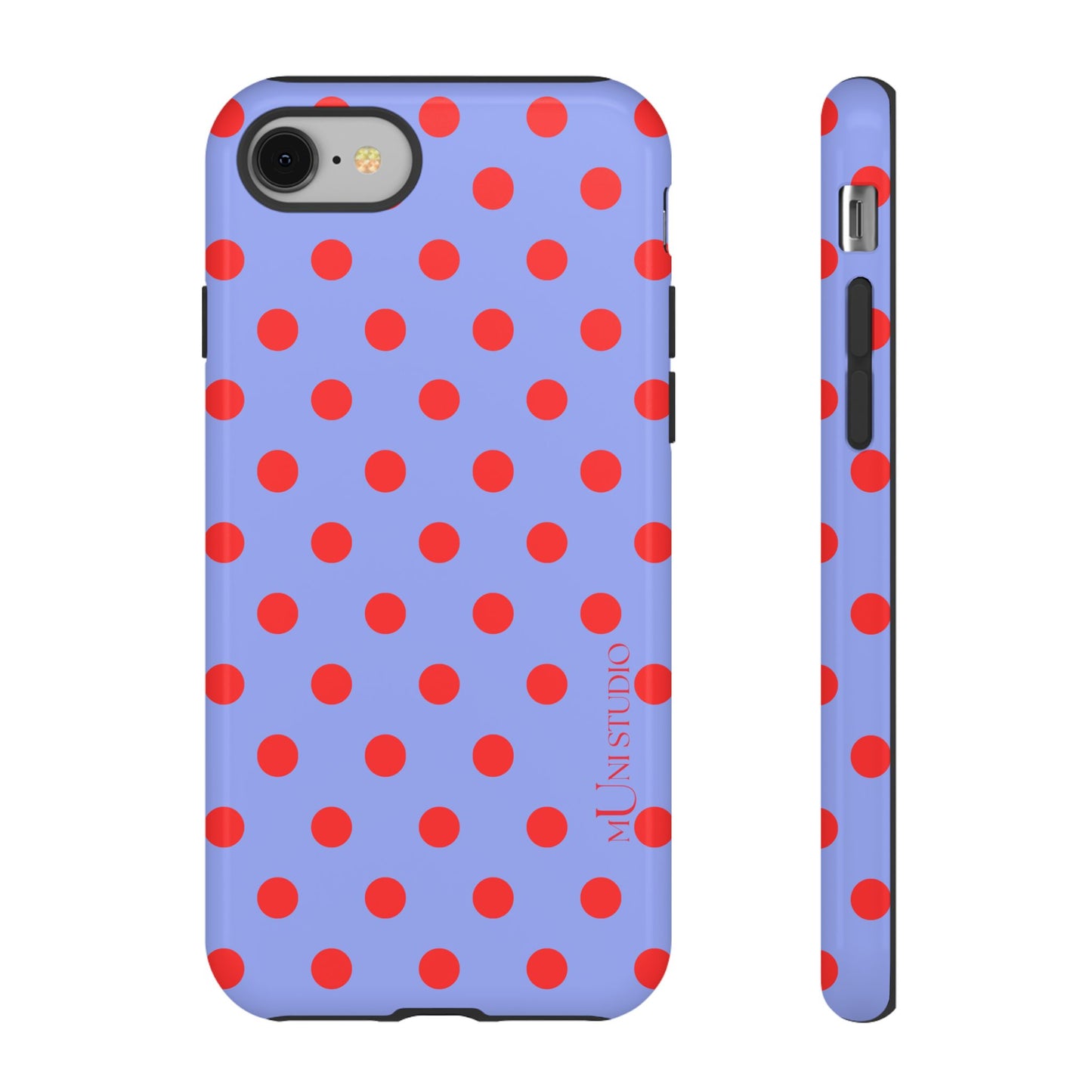 RED POLKA, Tough Phone Case