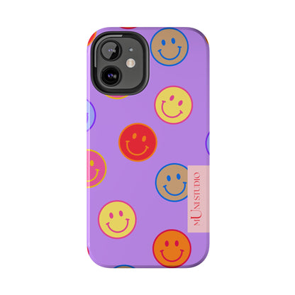 LAVENDER SMILEY, Tough Phone Case