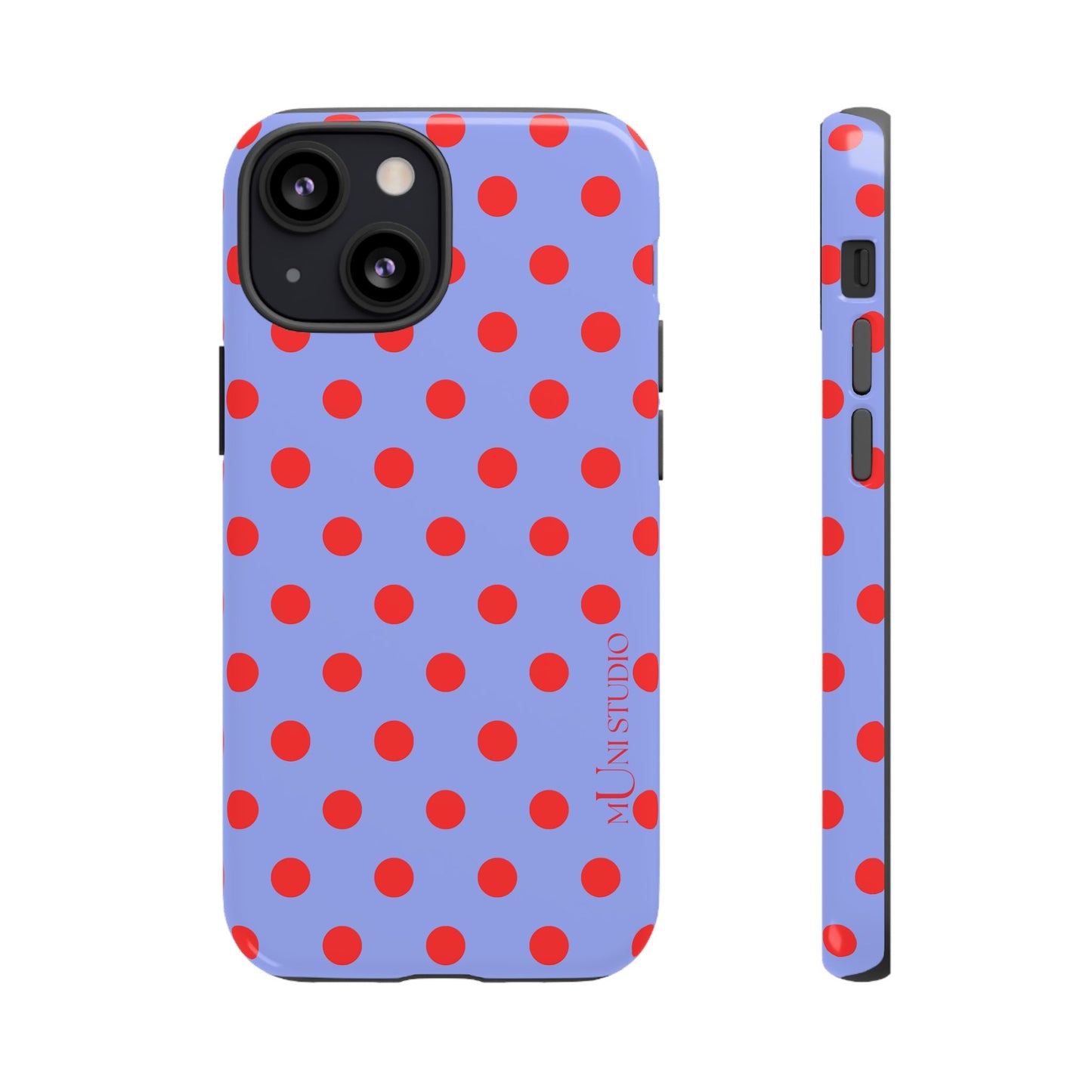 RED POLKA, Tough Phone Case