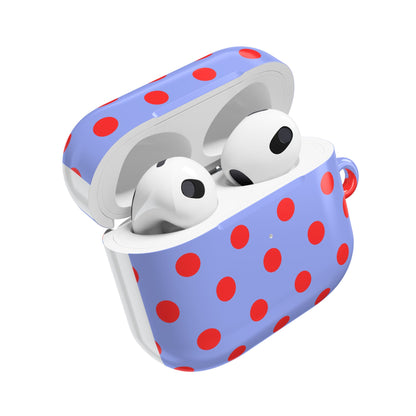 RED POLKA AirPod Case
