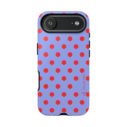 RED POLKA, Tough Phone Case