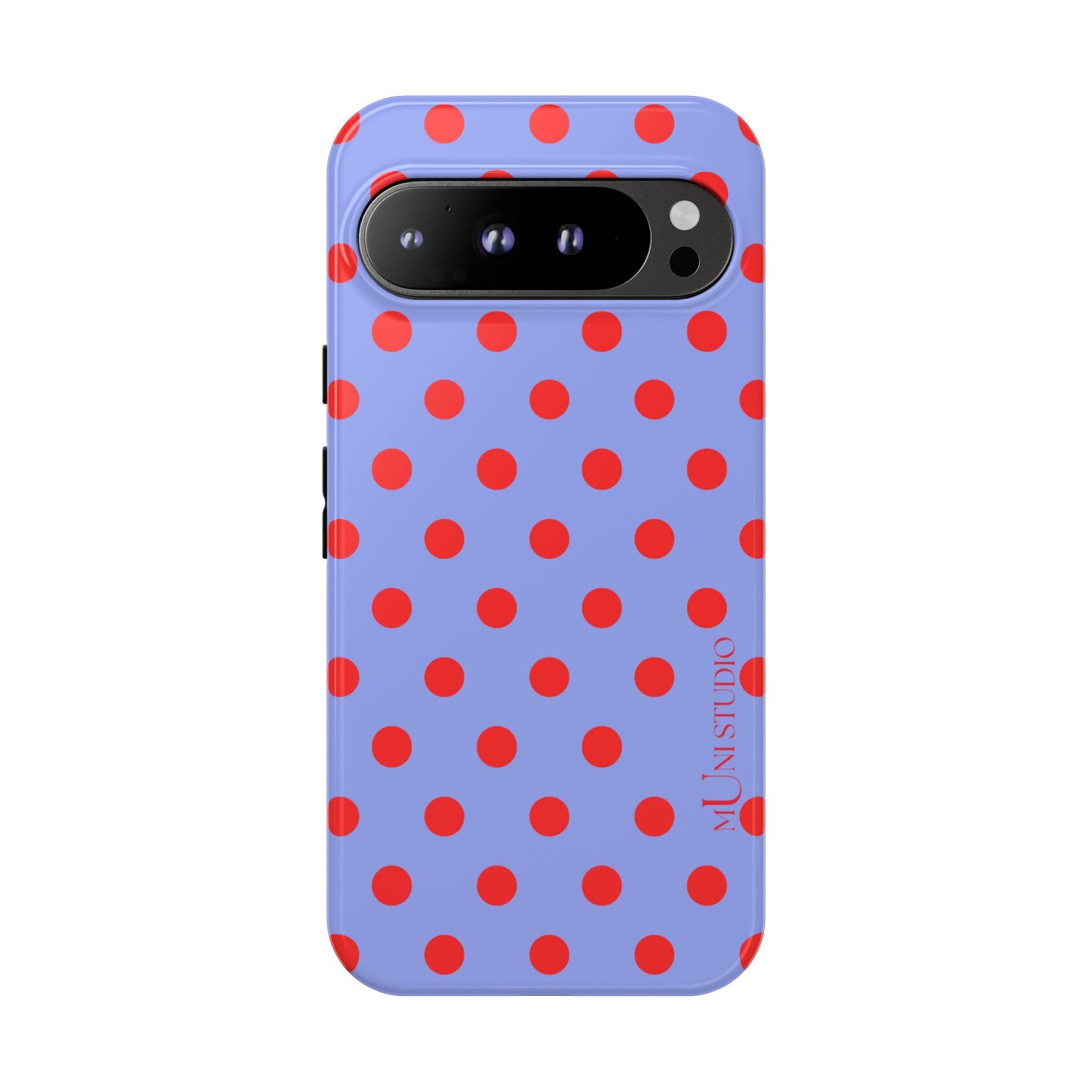 RED POLKA, Tough Phone Case