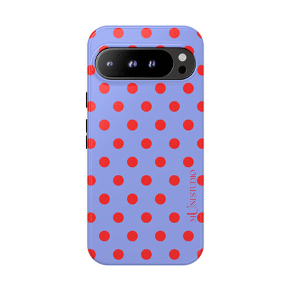 RED POLKA, Tough Phone Case
