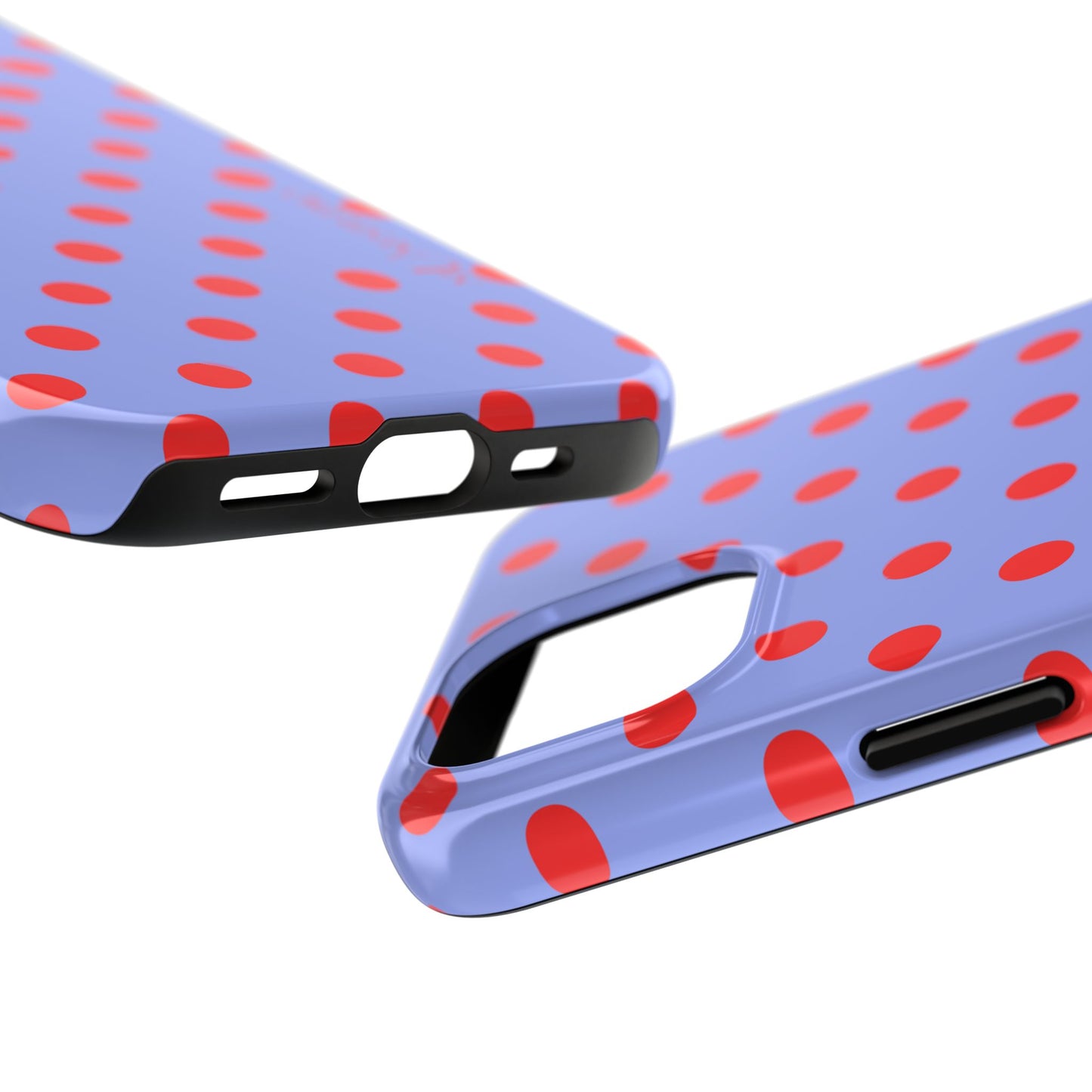 RED POLKA, Tough Phone Case