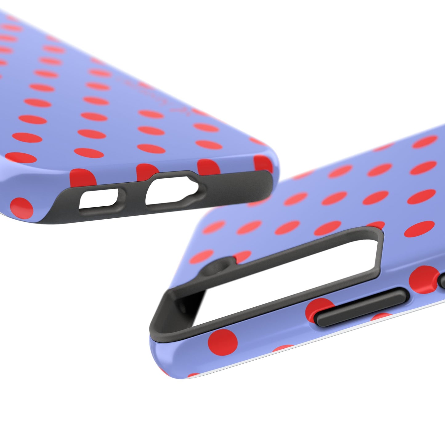 RED POLKA, Tough Phone Case