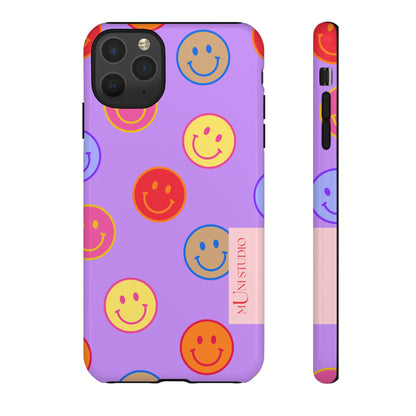 LAVENDER SMILEY, Tough Phone Case