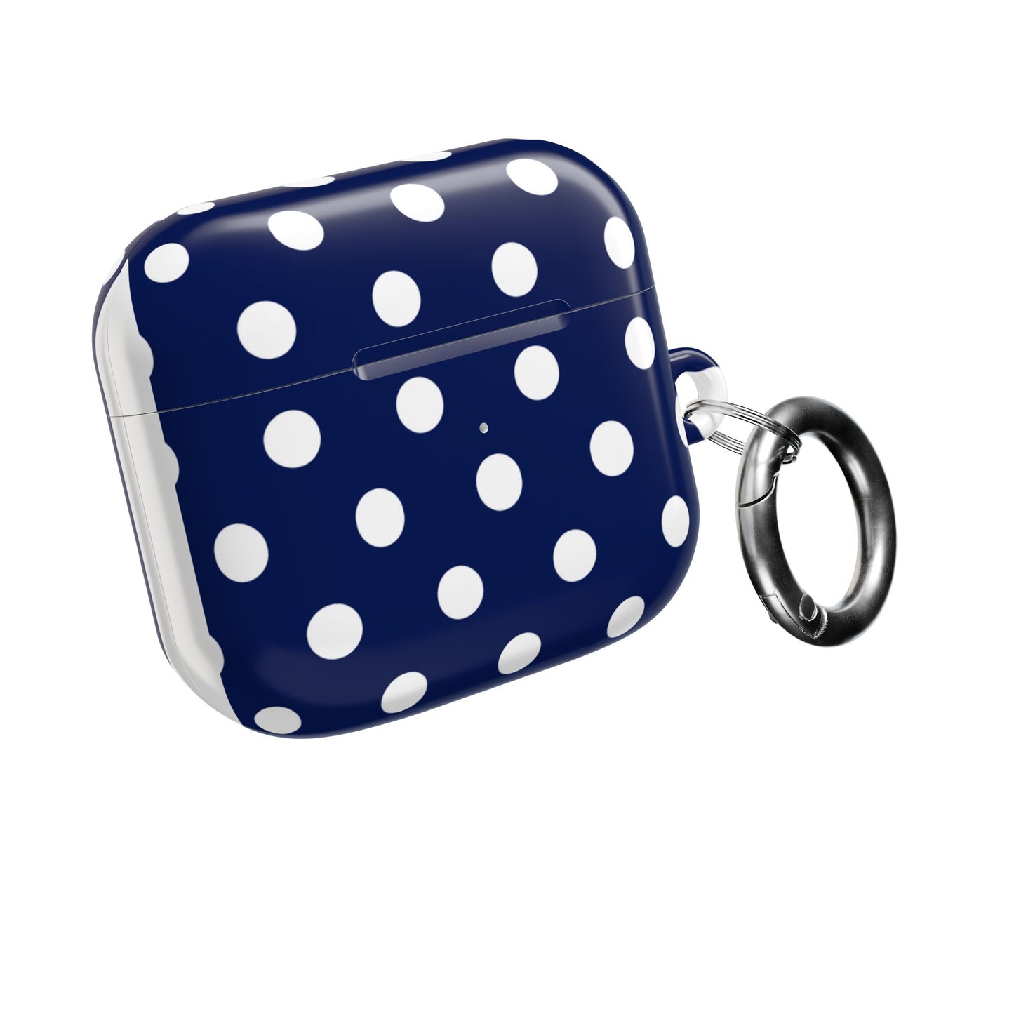 NAVY POLKA AirPod Case