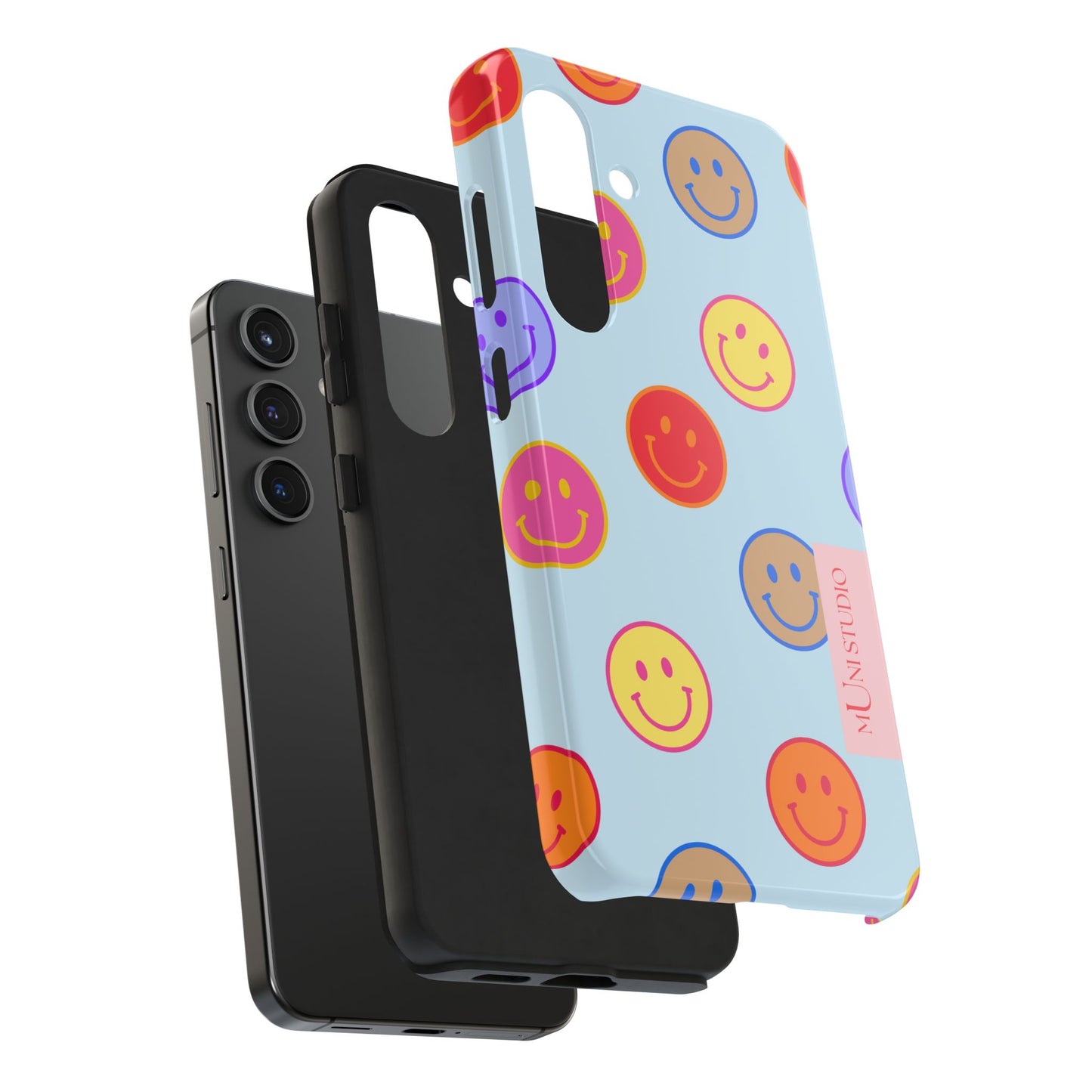 HORIZON BLUE SMILEY, Tough Phone Case