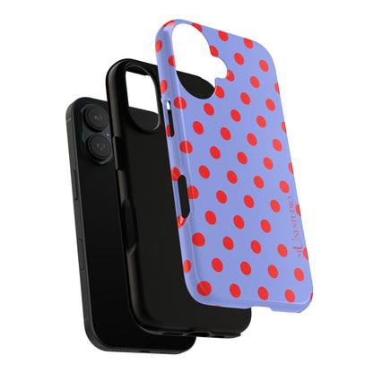 RED POLKA, Tough Phone Case