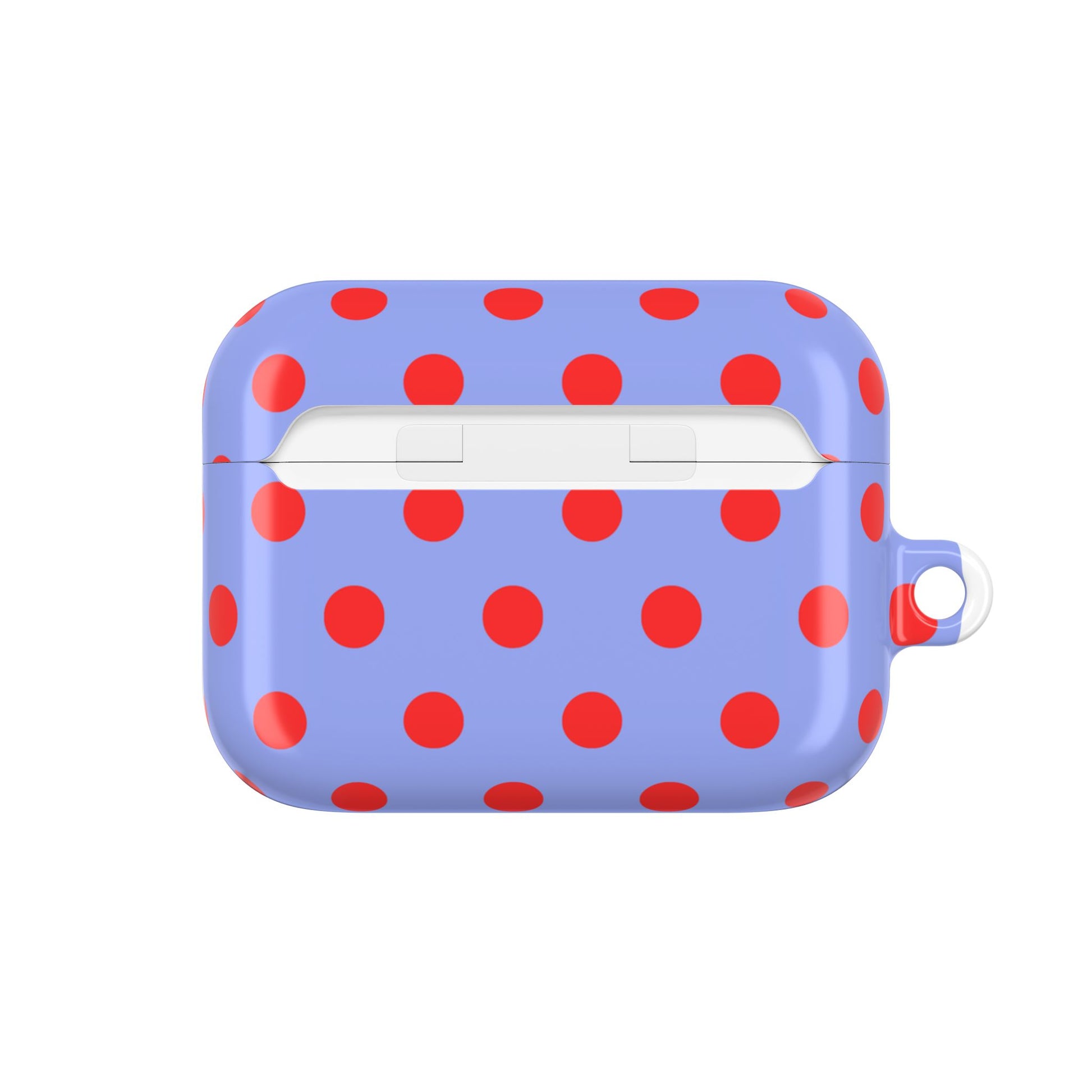 Muni Studio RED POLKA AirPod Case – charging port